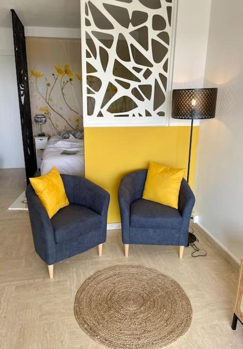 Studio Avec Vue Sur Marina Et Mer - 2 Adultes Et 1 Enfant Maximum Mandelieu Extérieur photo